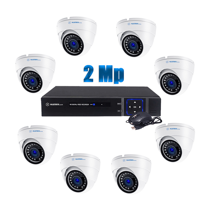 Комплект AHD 2Mpix для ТСЖ антивандальный
